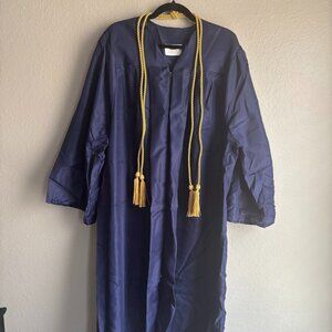 Jostens Navy Blue Graduation Cap and Gown